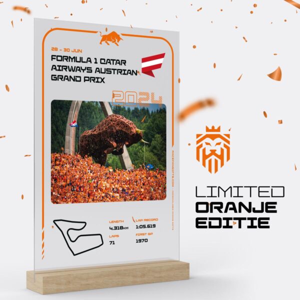 2024 Austrian GP Oranje Editie Frame 🇦🇹